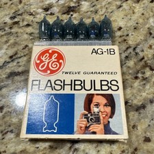 Vintage GENERAL ELECTRIC AG-1B Replacement Flashbulbs Cpix