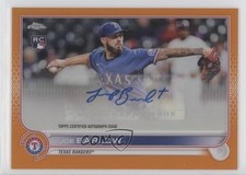 2022 Topps Chrome Update Orange Refractor 16/25 Joe Barlow #AC-JBA Auto 3r1