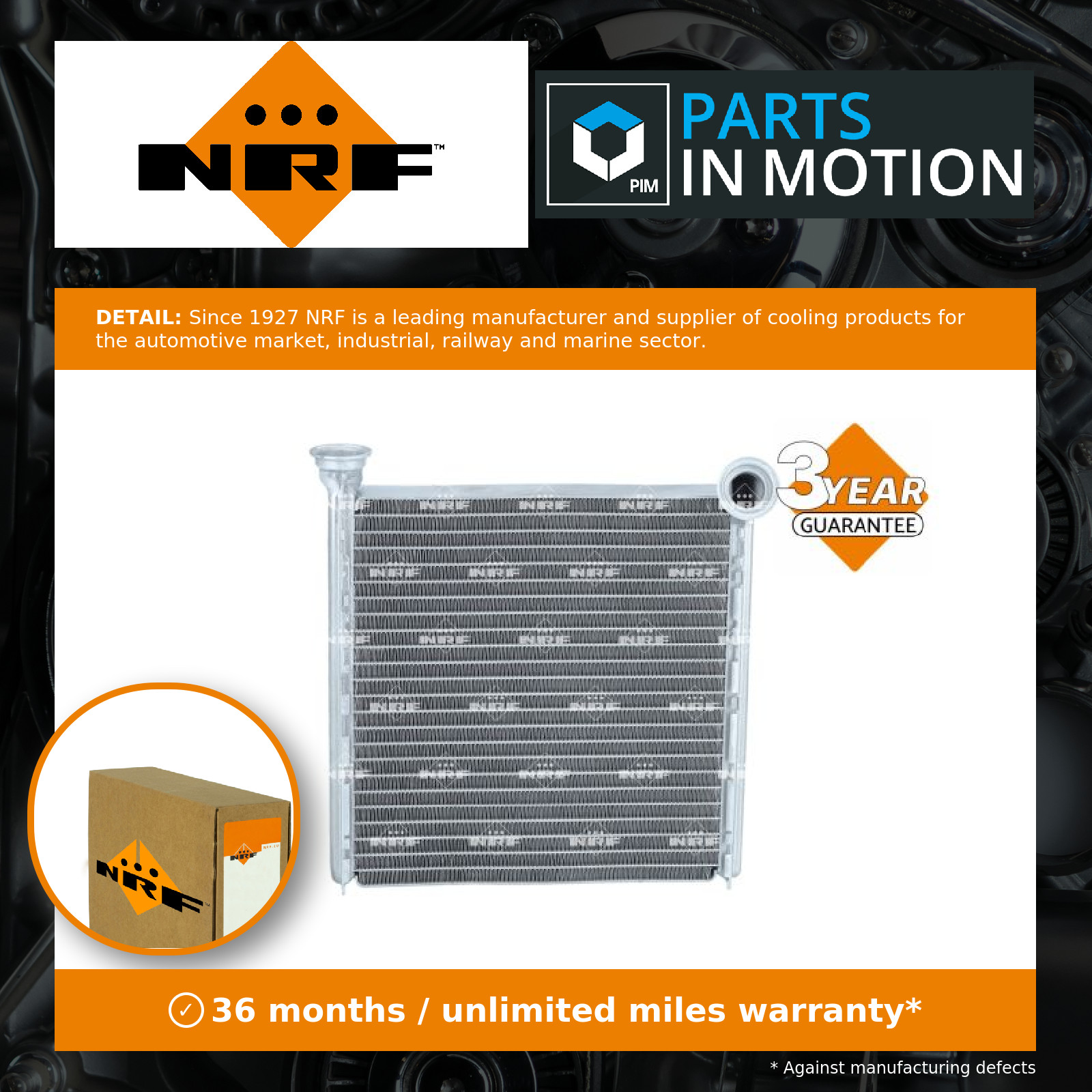 Interior Heating Heat Exchanger Fits VW Golf Van 1.6 TDi BlueMotion NRF 54342 - Image 91