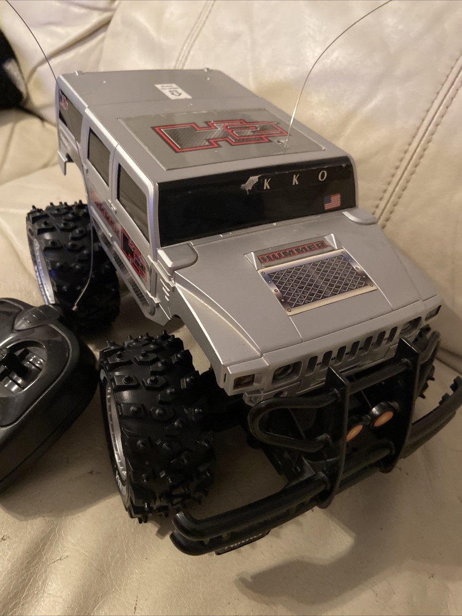 Nikko RC Hummer H2 SUT Gray Fold Down Midgate Tested Works +