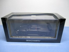 Kyosho PMA 1/43 Porsche 911 GT1 1996 Homologation Black Model Car