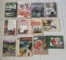 Lot of 12 Watercolor and Painting Books Reference Technique WATERCOLOR BOOKS