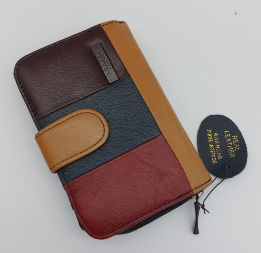 Lorenz Accessories Patchwork Multicoloured Real L… - image 3