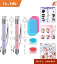 Diamond Painting Pen Set 2 Lighted Multi-Color Pens 12 Heads 2 Cases Art Tools
