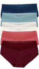 Full Coverage Hipster Super omen's Felina 5 Pack Hipster Underwear Small