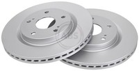 2X Bremsscheibe A.B.S. 18813 FüR Suzuki Swift 5 AZ Sport A2L414 ZC33S Shvs
