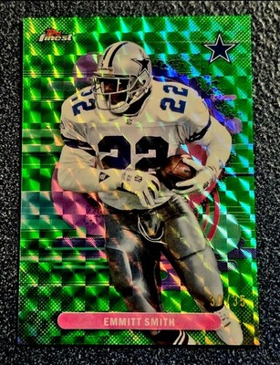 Emmitt Smith 2025 Topps Finest Green Geometric #/35 Uncommon Dallas Cowboys KHH 