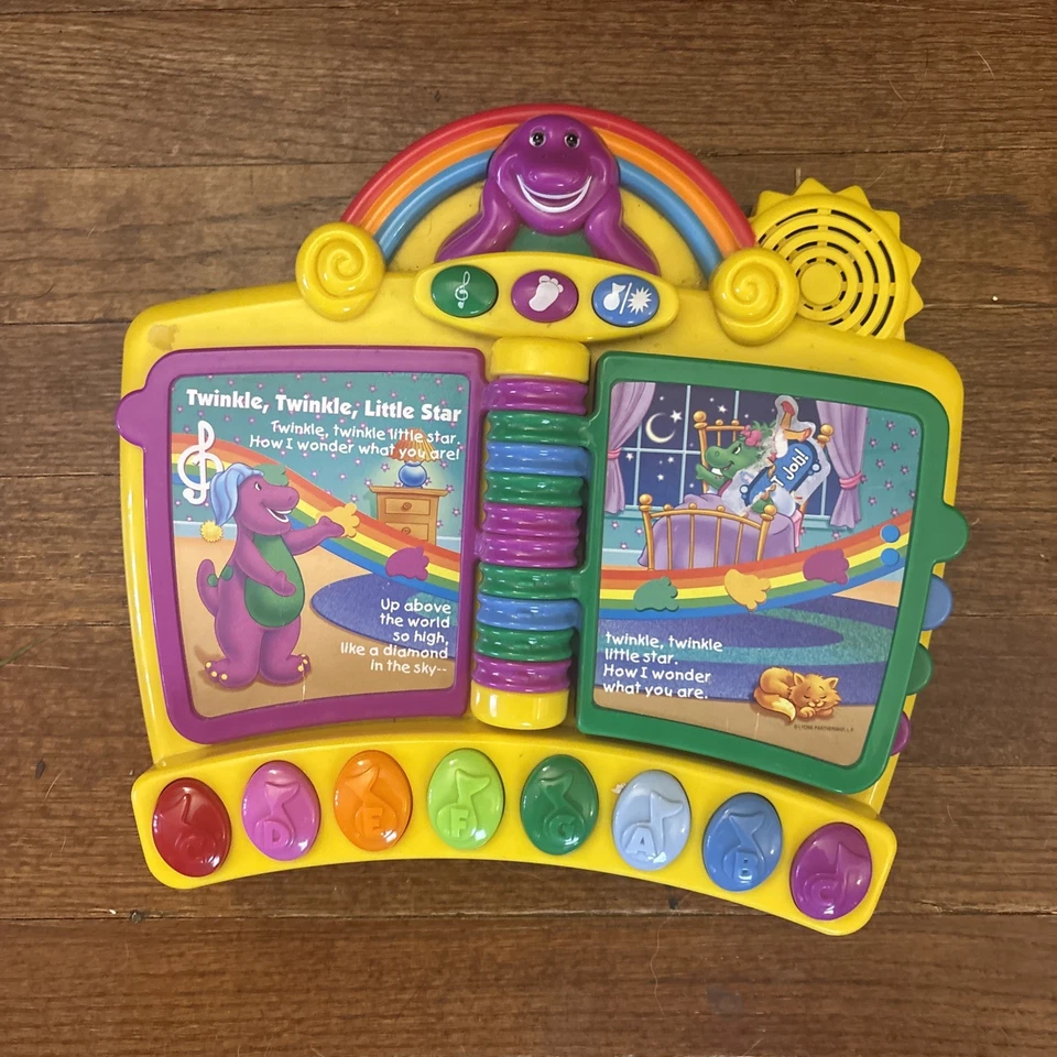 美泰巴尼音乐儿童房押韵钢琴书电子互动 2001 年。 B3 — 第 4/4 张图片