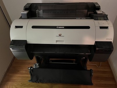 Canon imagePROGRAF iPF670 Plotter 24'' Color Inkjet Large Format Printer w/Basket