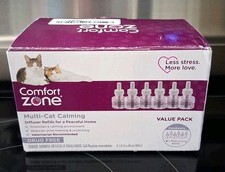 NEW Comfort Zone - Multi Pack Cat Calming Diffuser 30-day Refills 6 Pack A27