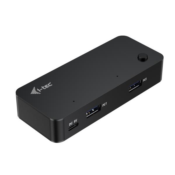 Pratico hub usb universale con funzione kvm - 2x usb-c + 2x usb-a 3.0 - Immagine 3