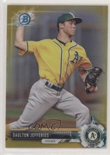 2017 Bowman Draft Chrome Gold Refractor /50 Daulton Jefferies #BDC-123 no9