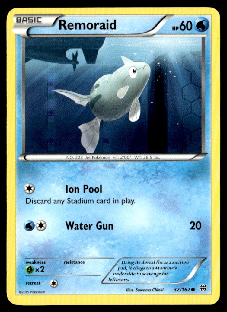 Remoraid (32) Common  XY - BREAKthrough 32/162 NM Pokémon TCG