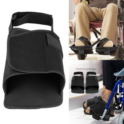 Strong Polyester Wheelchair Foot Footrest Reinforce With Fast Release Buckles