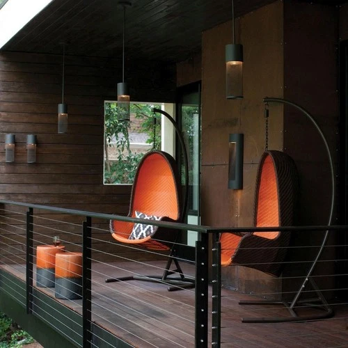 Hinkley Lighting - Aria - 1 Light Medium Outdoor Hanging Lantern in - Picture 3 of 4