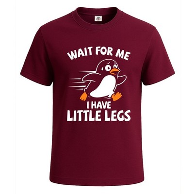 New Wait For Me I Have Little T-shirt for Men Funny Joke Novelty Gift Tee Top