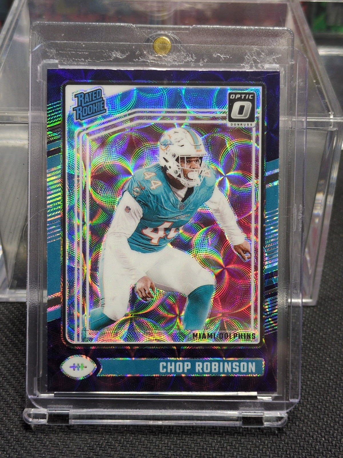 2024 Panini Donruss Optic Chop Robinson RC Rated Rookie Purple Scope #219