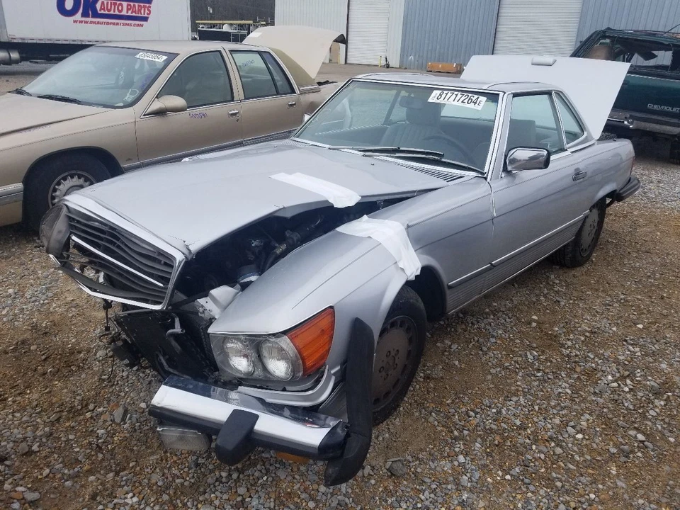 89 1989 MERCEDES BENZ 560SL 15X7 WHEEL RIM  - Image 2 of 4