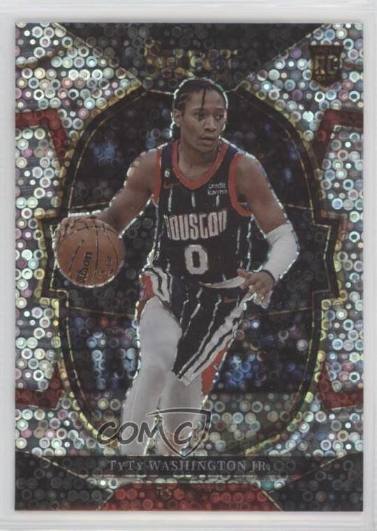 2022 Panini Select Concourse Disco Prizm TyTy Washington Jr #70 Rookie RC 11es