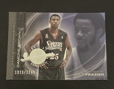 2001-02 Upper Deck Inspirations - Walt Frazier, Damone Brown #98 /2249