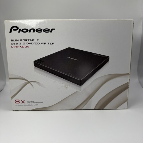 Pioneer External DVD/CD Writer DVR-XD09 8X Slim Portable USB 2.0 DVD/CD WRITER