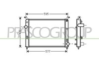 Prasco KüHler WasserküHler MotorküHler FüR Fiat Strada Pick-Up 1.3 D Multijet