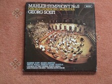 MAHLER SYMPHONY NO 8 CHICAGO SYMPHONY/SOLTI 2 LP SET 534 VGC