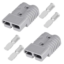175A Battery Quick Disconnect Connector 2 PCS 600V Wire Harness Plug 4AWG