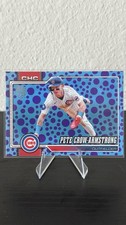 Pete Crow-Armstrong 2026 Topps Easter Purple Blue Polka Dots Parallel #196 Cubs
