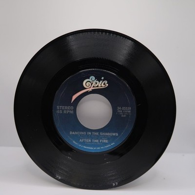 After The Fire   Der Kommissar 7'' Record 1982 Epic New Wave 45 RPM