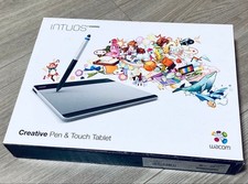 Wacom Intuos CTH-480/S1 Creative Pen  Touch Tablet,Clip Studio Paint Pro Unused