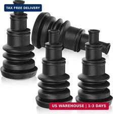 4 PCS Universal Firewall Boot, Rubber Firewall Grommet Kit for 3/8 to 1 Inch OD