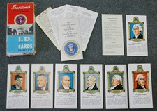 McGraw-Hill 1962 US Presidents I.D. Card Set Identification Cards NOS US Seller