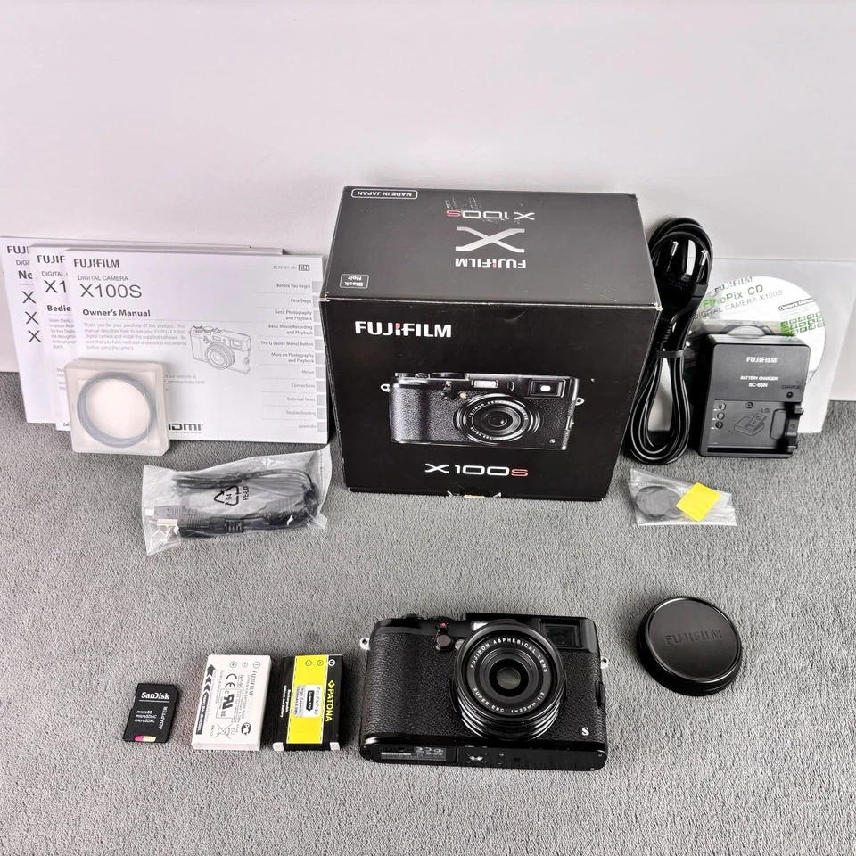 Fujifilm FinePix X Series X100S 16.3MP Digital Camera Boxed 14k Shunter Count - Bild 2 von 4