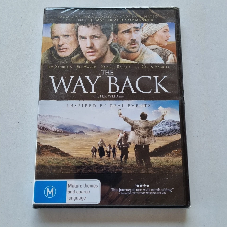 The Way Back (DVD, 2010) PAL Region 4 (Jim Sturgess, Ed Harris, Colin Farrell) - Image 2 of 4