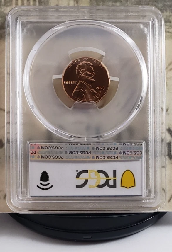 2023-D Lincoln Shield Cent - PCGS MS67+ GS - PCGS Population of 3 - Nice! 7165 - Image 4 of 4