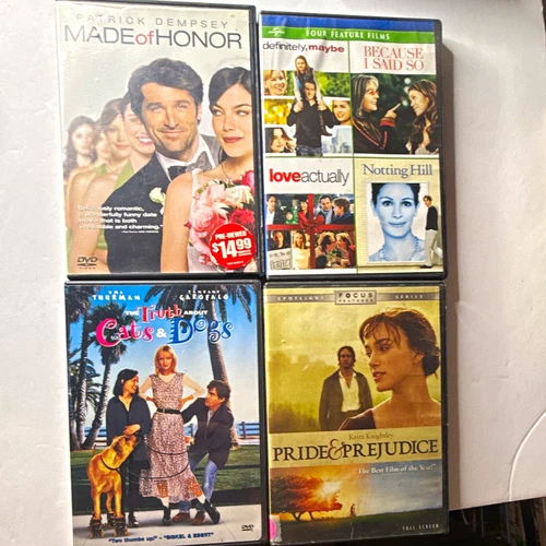 Made of Honor Pride and Prejudice The Truth Cats and Dogs ++ Love Story Pack DVD