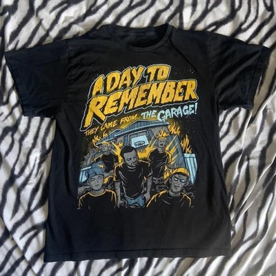 A DAY TO REMEMBER Band ''They Came From The Garage'' Black Unisex Shirt WA1587