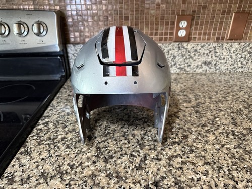 Riddell SpeedFlex Football Helmet Painted Silver - EMPTY SHELL ONLY ...