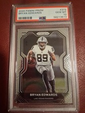 2020 Panini Prizm Football Bryan Edwards #373 Rookie Card – PSA 10. rookie card picture