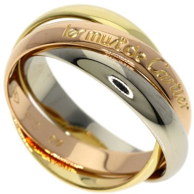 CARTIER Trinity #50 Ring K18 Gelbgold 18K Rotgold Damen [gebraucht]