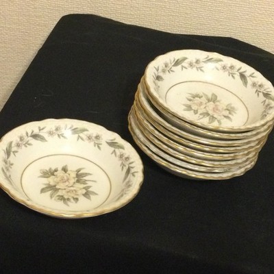 Berry Bowls Fleur De Blanc by Royal Jackson Set of 9