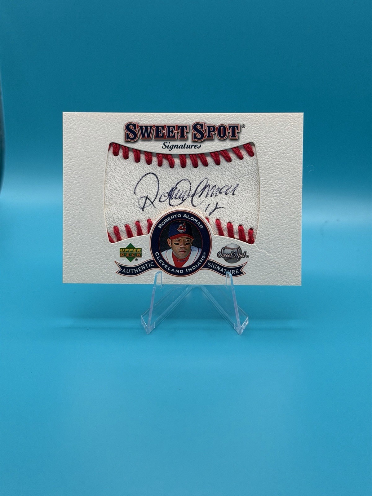 2001 Upper Deck Roberto Alomar Sweet Spot Auto