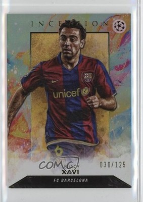 2023 Inception UEFA Club Competitions Legacy Turquoise /125 Xavi Hernandez 04uh