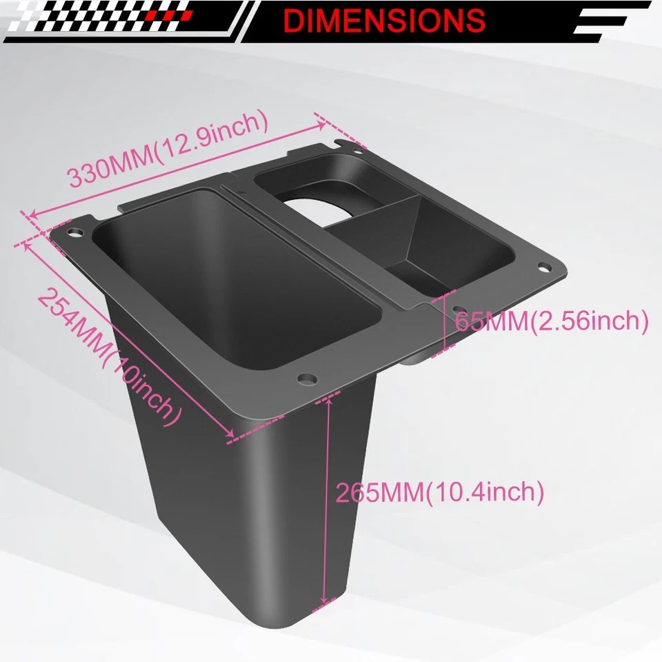 Cubo de almacenamiento debajo del asiento impermeable SHINJEW para Honda Pioneer 700-2 700-4 2014-2025 Foto 4 de 4