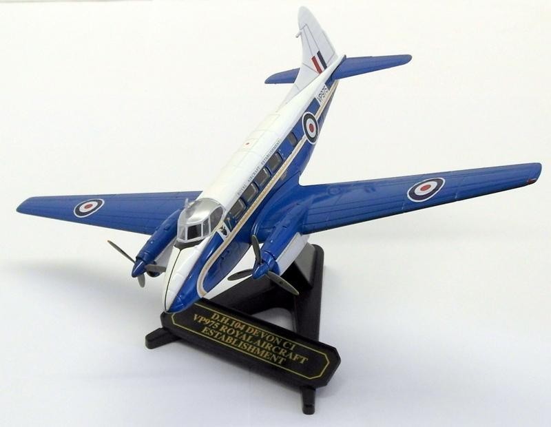 de Havilland DH.104 Devon RAE Diecast Metal Aircraft Model Plane Gift - 1/72 Sca