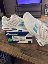 Babolat Propulse Team BPM Junior Size 5 Tennis Shoes White/Pink Brand New