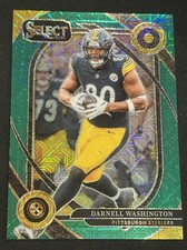 Darnell Washington 2024 Select Green Prizm 2/5 Club Level Pittsburgh Steelers