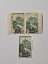 San Marino 1949 Sass. 354 niestemplowane 80% 100 lirów, krajobrazy