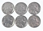 1930-1937 XF/AU Better Condition: Great Detail in Buffalo Horn 6 Coin Lot *718